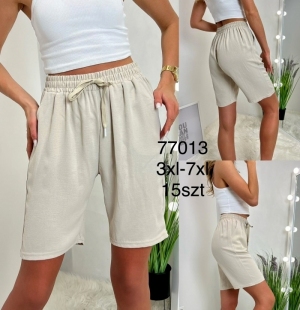 Szorty damskie materiałowe (3XL-7/8XL) DH16521