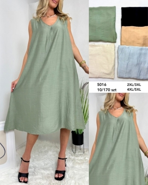 Sukienka damska bez rękawów (2XL-5XL) DH18100