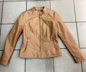 Kurtka damska skórzana jesienna (S-XL) DH3950