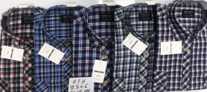 Koszule męskie na krótki rękaw (M-3XL) DH15057