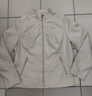 Kurtka damska skórzana jesienna (2XL-5XL) DH3934