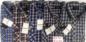 Koszule męskie na krótki rękaw (M-3XL) DH15063