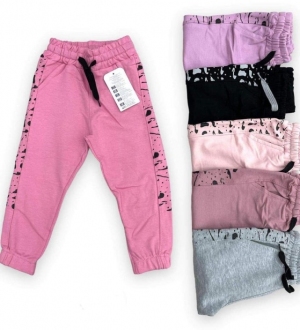 Spodnie dresowe dziewczęce (1-4) DN15565