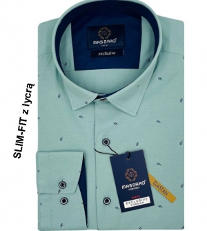 Koszule męskie na długi rękaw - Tureckie (M-2XL) DH19020