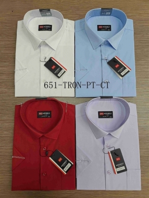 Koszule męskie na krótki rękaw (39/40-46/47) TP8000