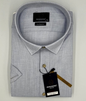 Koszule męskie krótki rękaw - Tureckie (M-2XL) DH19209