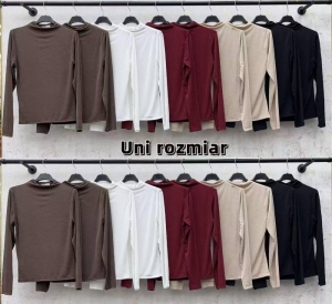 Bluzka damska na długi rękaw - Włochy (Standard) NG3685