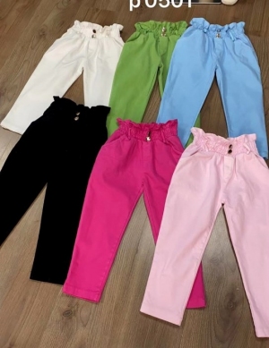 Spodnie materiałowe dziewczęce (4-14 lat) TP12296