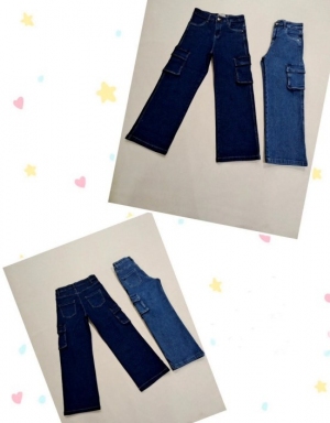 Spodnie jeansowe dziewczęce (8-16) DN13986