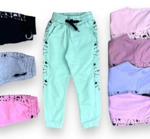 Spodnie dresowe dziewczęce (1-4) DN15564