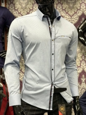 Koszule męskie na długi rękaw - Tureckie (M-3XL) TP30066