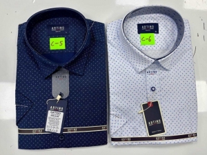 Koszule męskie na krótki rękaw - Tureckie (M-3XL) DH15089