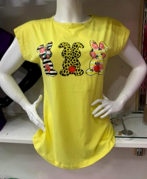 Bluzka damska na krótki rękaw - Turecka (M-XL) TP10387