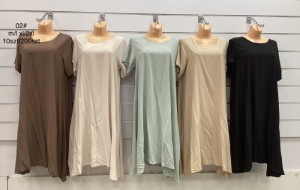 Sukienka damska na krótki rękaw (M-2XL) DH16319