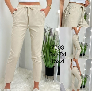 Spodnie materiałowe damskie (3XL-7XL) DH16264