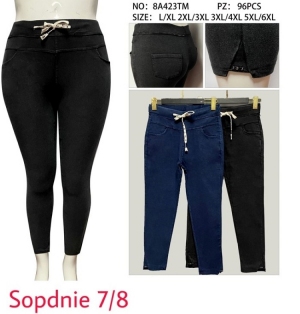 Spodnie materiałowe damskie (XL-6XL) DH2358
