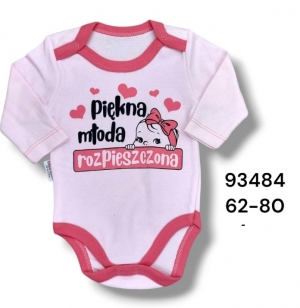 Body niemowlęce na długi rękaw (62-80) NG497