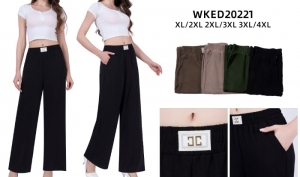 Spodnie materiałowe damskie (XL-4XL) DH12033