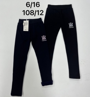 Legginsy dziewczęce ocieplane (6-16) NG4049