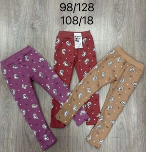 Legginsy dziewczęce ocieplane (98-128) NG4047