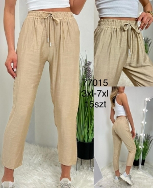 Spodnie materiałowe damskie (3XL-7XL) DH16259