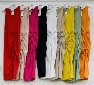Sukienki damskie bez rękaw - Włoskie (Standard) TP14192