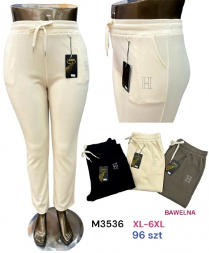 Spodnie materiałowe damskie (XL-6XL) TP4290