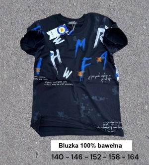 Bluzki chłopięce na krótki rękaw (140-164) DH11645