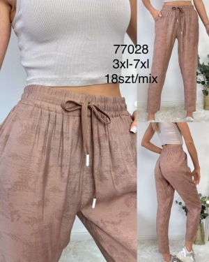 Spodnie materiałowe damskie (3XL-7XL) DH16248