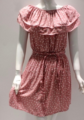 Sukienki damskie krótki rękaw (S/M-L/XL) TP14805