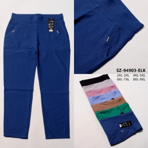 Spodnie materiałowe damskie (2XL-9XL) DH14466