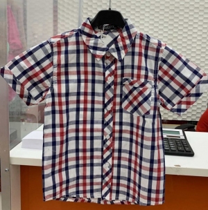 Koszula chłopięca krótki rekaw (4-12lat) TP4018