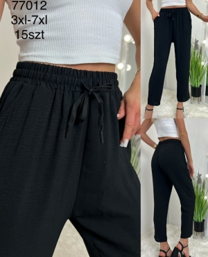 Spodnie materiałowe damskie (3XL-7XL) DH16224