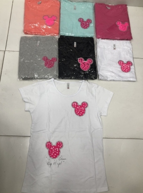 Bluzka damska na krótki rękaw - Turecka (M-XL) DH17566