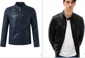 Kurtki skórzane męskie jesienne (M-3XL) NG2586