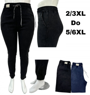 Spodnie materiałowe damskie (2XL-6XL) DH15644
