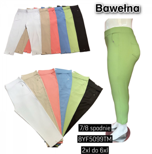 Spodnie materiałowe damskie (2XL-6XL) DH15634
