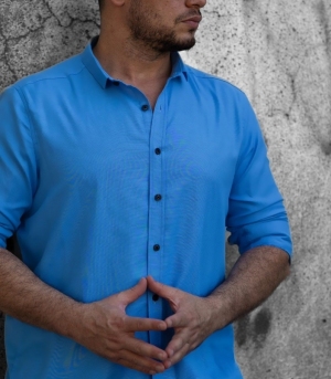 Koszule męskie na długi rękaw - Tureckie (M-3XL) TP6878