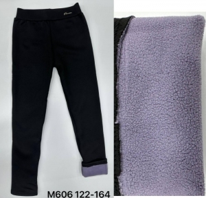 Legginsy dziewczęce ocieplane (122-164) NG3331