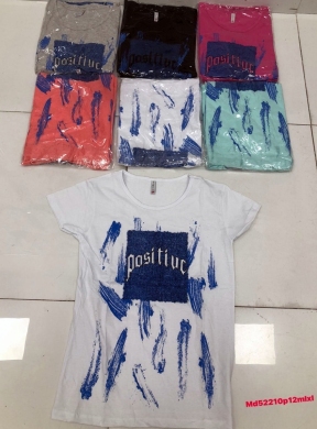 Bluzka damska na krótki rękaw - Turecka (M-XL) DH17612