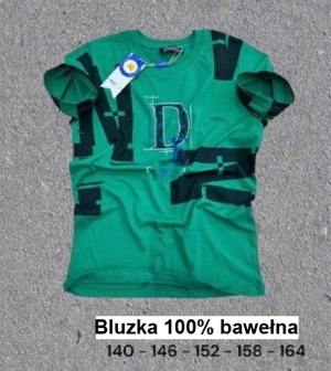 Bluzki chłopięce na krótki rękaw (140-164) DH11641