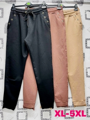 Spodnie materiałowe damskie (XL-5XL) TP6147