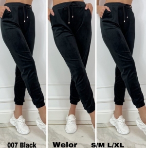 Spodnie welurowe damskie (S-XL) TP21604