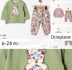 Komplet dziewczęce na długi rękaw (6-24M) DH8087