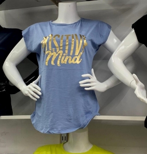 Bluzka damska na krótki rękaw - Turecka (M-XL) TP10396
