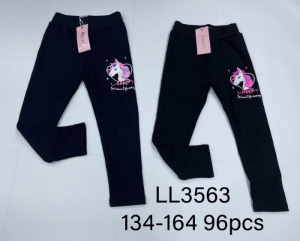 Legginsy dziewczęce ocieplane (134-164) NG3896