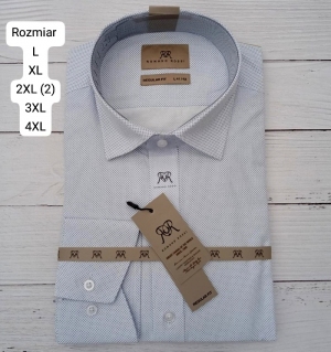 Koszule męskie na długi rękaw - Tureckie (L-4XL) DH16018