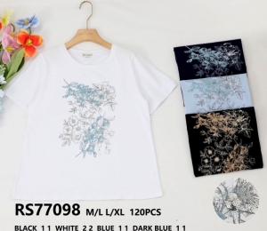 Bluzka damska na krótki rękaw (M/L-L/XL) DH14865