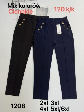 Spodnie materiałowe damskie (2XL-6XL) NG422