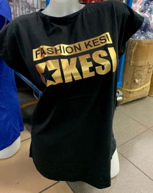 Bluzka damska na krótki rękaw - Turecka (M-XL) TP10403